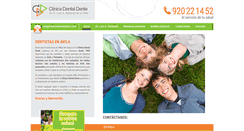 Desktop Screenshot of clinicadentaldente.com